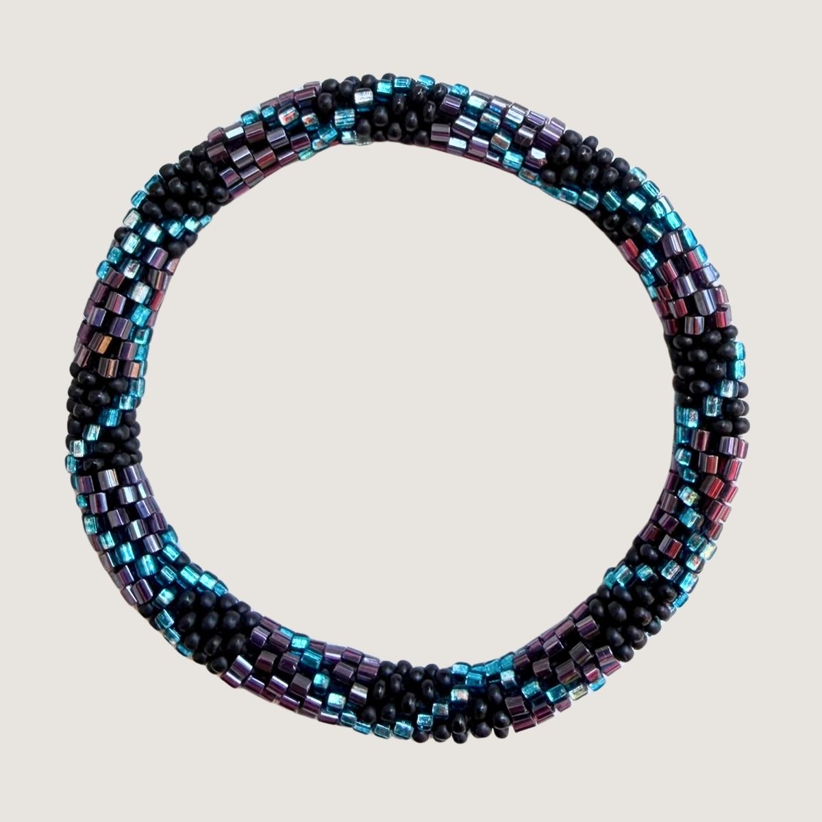 Bleu nuit et turquoise