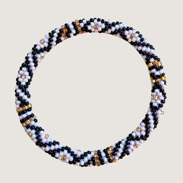 Blanc et noir à motifs