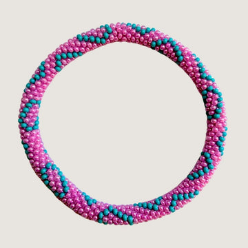 Rose et turquoise
