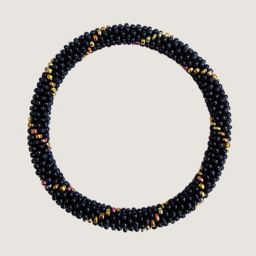 Noir à spirale dorée