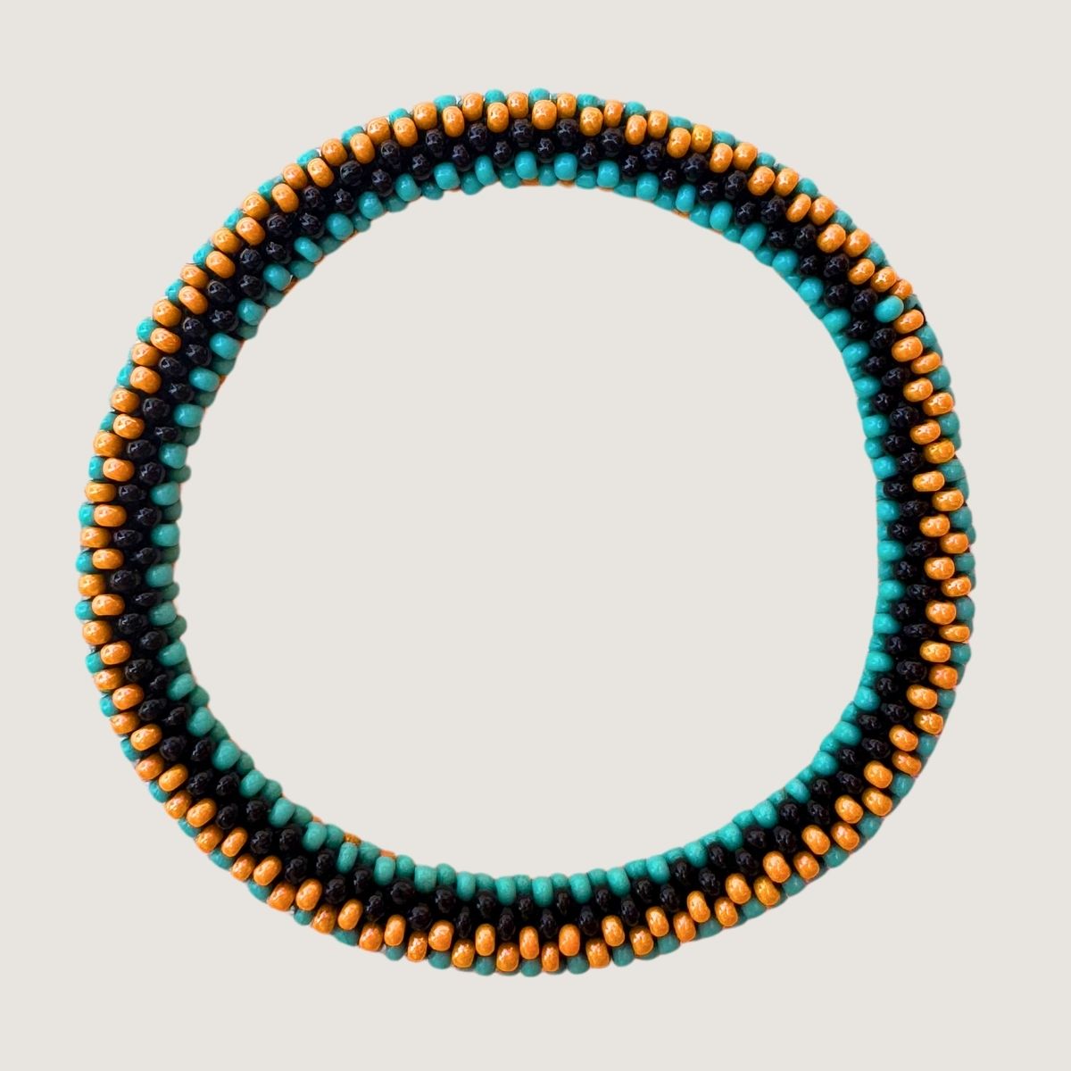 Turquoise et orange
