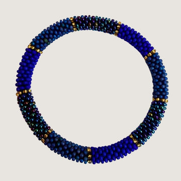 Bleu marine et or