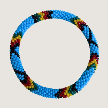Bleu clair multicolore