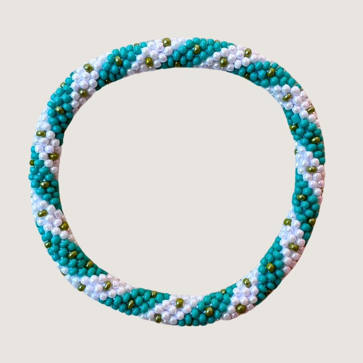 Turquoise et blanc